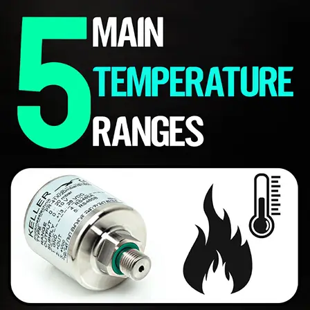 انواع محدوده دمایی سنسور فشار و اهمیت آن در انتخاب تجهیزات