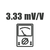 3.33 mV/V